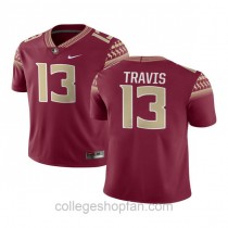 Mens Florida State Seminoles #13 Jordan Travis Limited Red College Football Jersey
