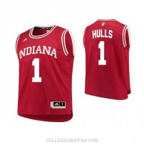 Womens Jordan Hulls Indiana Hoosiers #1 Limited Red College Basketball Jersey