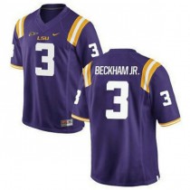 Youth Odell Beckham Jr Lsu Tigers #3 Limited Purple College Football Jersey 102