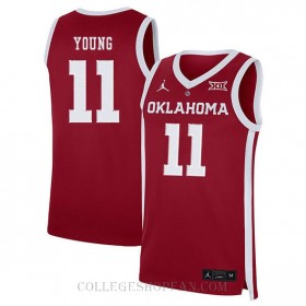 Trae Young Oklahoma Sooners #11 Limited College Basketball Mens Jersey Red