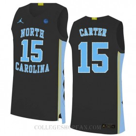 Vince Carter North Carolina Tar Heels #15 Authentic College Basketball Youth Jersey Black